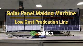 Low Cost Full Auto Solar Panel Production Line | Solar Panel Making Machine | Manufacturing Process