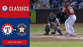 Rangers vs. Astros - August 20, 2013 (Beltre's blast helps Rangers get by Astros)