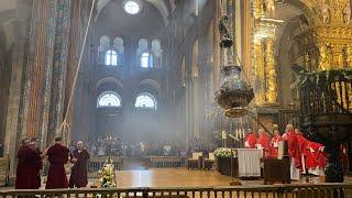 The Botafumeiro at the Santiago de Compostela Cathedral