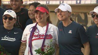 Arizona Softball avoids sweep, winning on Senior Day