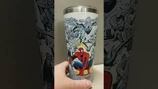 Spider Man Marvel Tervis Tumbler Beyond Amazing Absolutely Marvelous Awesome Art John Parker