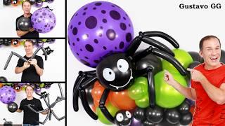 halloween decorations DIY - How to make a Balloon Spider