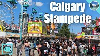 Walking tour of Calgary Stampede 2024 