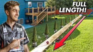 I Built a Bowling Alley In My Backyard!