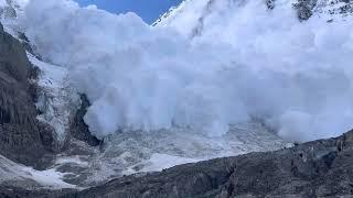 Avalanche on Nanga Parbat