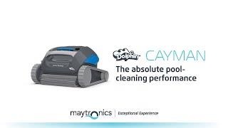 Maytronics Dolphin Cayman robotic pool cleaner top features