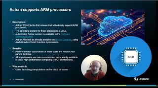 Uso de Actran 2024 2 en máquinas con procesadores ARM para análisis acústico HPC