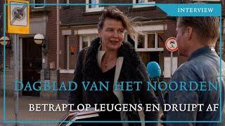 Marijke Brouwer van DvhN betrapt op totale LEUGENS. Heerlijk hoe ze afdruipt.