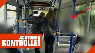 Aggressiver Schwarzfahrer! Fahrscheinkontrolle Wiesbaden | 1/2 | Kabel Eins | Achtung Kontrolle