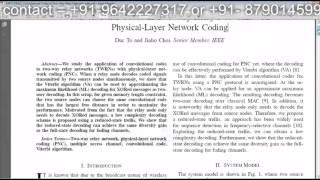 Convolutional Codes in Two Way Relay Networks with avi