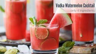 Refreshing Vodka Watermelon Cocktail Recipe