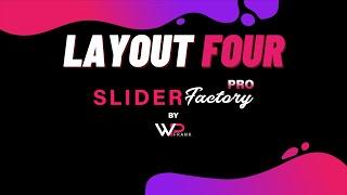 Create Slider With Layout Four | Slider Factory Pro | WP Frank | WordPress Video Tutorials