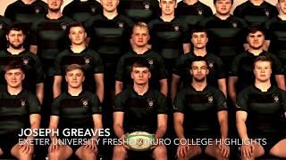 Joseph Greaves EURFC fresher/Truro College Rugby Highlights 19/20