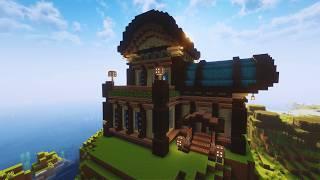 Minecraft: How to Build a Dark Oak Big House - Easy Tutorial