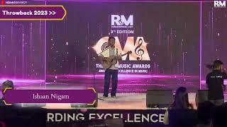 throwback video of singer Ishaan Nigam take on the stage at the The Clef Music Awards 2023!