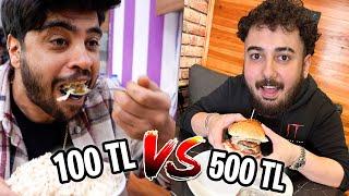 100 TL VS 500 TL'lik AKŞAM YEMEĞİ 