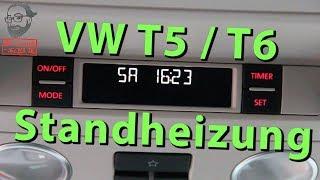 VW T5 / T6 Standheizung / Luftstandheizung: Bedienung und Details