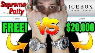 FREE Jewelry off SupremePatty.com VS REAL Rapper Jewerly.. (CAN YOU TELL THE DIFFERENCE?!)