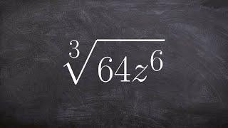 Simplifying a radical expression using rational exponents