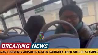 BREAKING NEWS: MUSLIM MAN CONFRONTS WOMAN ON BUS FOR EATING HER LUNCH WHILE HE'S FASTING FOR RAMADAN