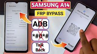 Without PC 2024:- SAMSUNG A14 5G / A14 FRP BYPASS Android 14 | Samsung Frp Bypass 2024️New Security