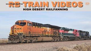 Railfanning Videos 2024 Manifest Train, Stack Trains & More