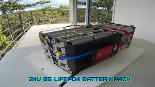 24V 8s 32650 LiFePo4 Battery Pack Build