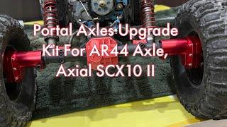 Upgrade Rear Axial Scx 10 II (AR 44) Axle to Portal Axle