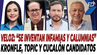  EN VIVO  Veloz: "Se inventan infamias y calumnias" | Kronfle, Topic y Cucalón candidatos.