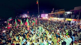 Drone Scenes from Batkhela. Midnight in such huge numbers ‎⁧‫#امپورٹڈ_حکومت_نامنظور