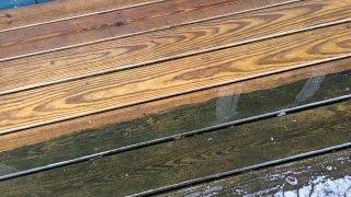 Cleaning a Deck with Oxygen Bleach