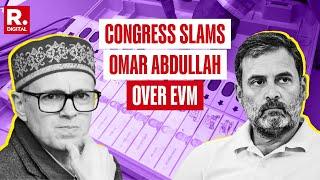 Congress Bashes Omar Abdullah Over EVM, Asks, 'Has Omar's Approach Changed After Becoming CM?'