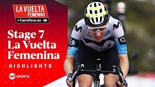QUEEN OF THE MOUNTAINS  | La Vuelta Femenina 2025 Stage 7 Race Highlights | TNT Sports Cycling
