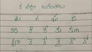 Ka ,kha,ga,gha guninthalu in Telugu episode-1 || how to write and read ka,kha,ga,gha Guninthalu