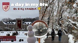 a typical day in my life as a korea university student: 9am classes + exam season 