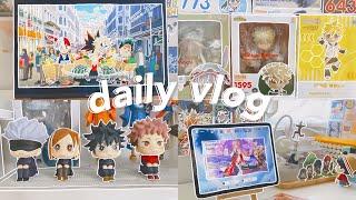 anime figure shopping, mall, playing genshin, watching anime  vlog ep. 10