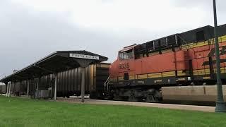 BNSF 6363 Lead Empty Coal Princeton, IL 5/7/24