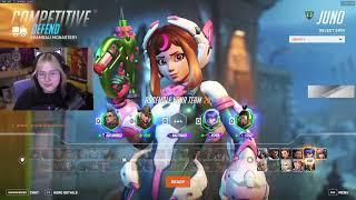 ASPEN + STEVE! INSANE JUNO OVERWATCH 2 SEASON 14 TOP 500