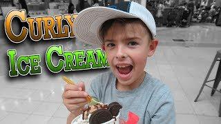 TRYING NEW CURLY ICE CREAM | ERIKTV365