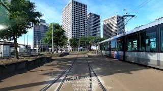 Cab ride RET tram 8 Route May 2020 Spangen - Kleiweg