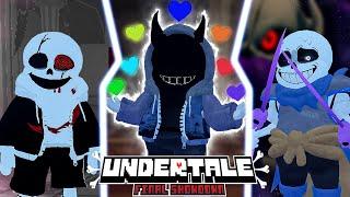 Undertale Final Showdown All Admin Characters Showcase (Sans Side)