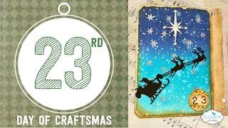 23rd Day of Craftsmas: Ink Blending Techniques | December to Remember Journal