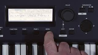 KORG KROSS 2 - Sounds kombinieren & Favorites Funktion (Offizielles Produktvideo 3/8)