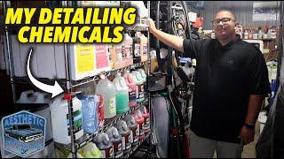 All The Detailing Chemicals I Use For Details - Aesthetic Auto Detailing