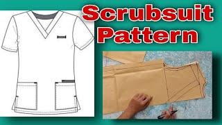 How to draft a Scrubsuit pattern