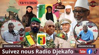 RADIO DJEKAFO 13 NOVEMBRE 2024 DABA TOUNKARA ET BOUA DIABATE