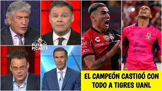 ANÁLISIS Atlas GOLEÓ a Tigres UANL y se puso a tiro de la final de la liguilla 2022 | Futbol Picante