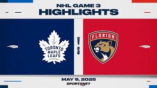 NHL Game 3 Highlights | Maple Leafs vs. Panthers - May 9, 2025