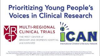 Prioritizing Young People's Voices in Clinical Research Part 1