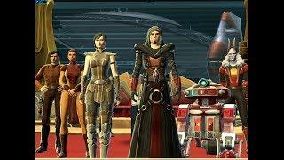 Revan, Malak, Bastila, Carth and T3 kills Emperor of the Sith